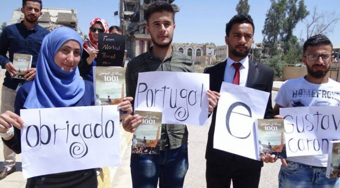 Iraquianos de coração cheio com mensagens enviadas de Portugal