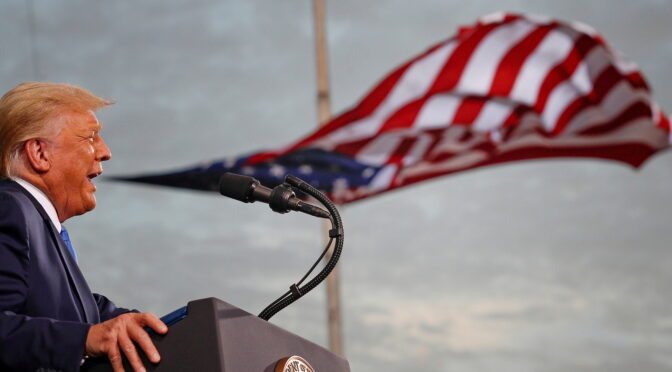 Quatro anos de Donald Trump em 40 imagens