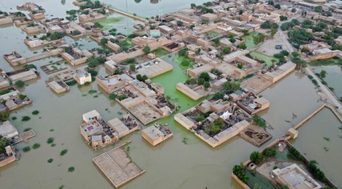 As imagens da “carnificina climática” no Paquistão